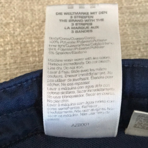 Adidas Navy Blue Athletic Shorts - Picture 8 of 14